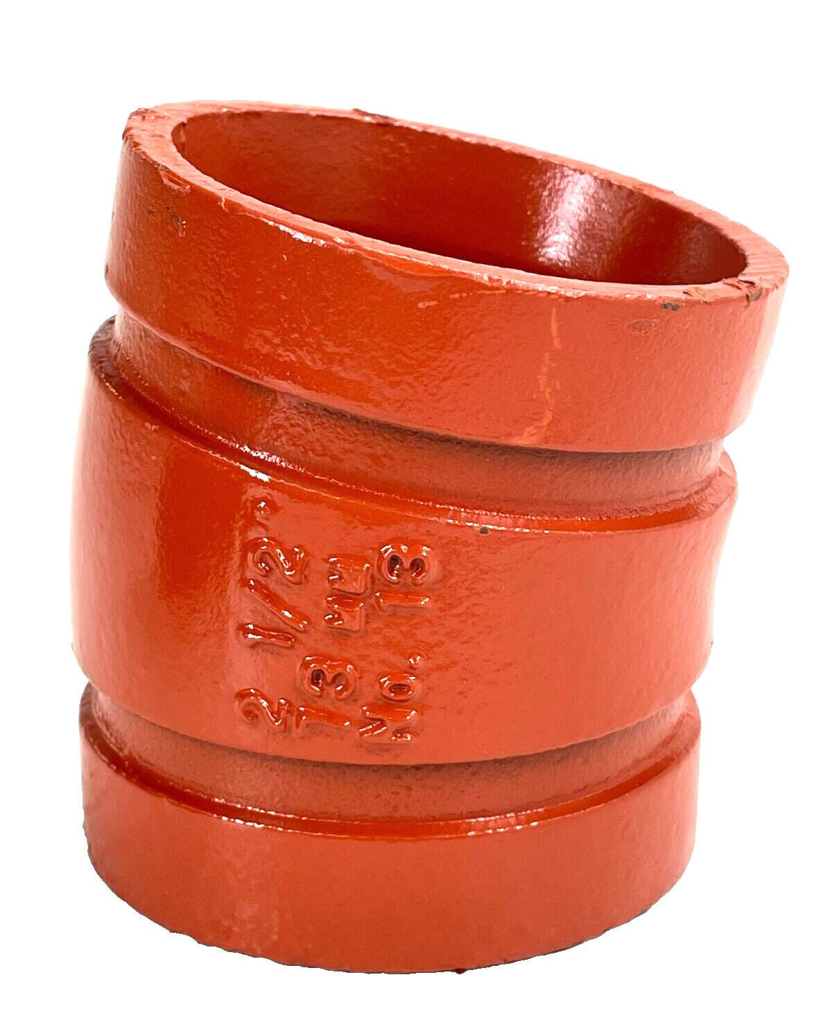 Victaulic 2-1/2" Style 13 Elbow 11-1/4 Degree Bend Grooved End Pipe Fitting