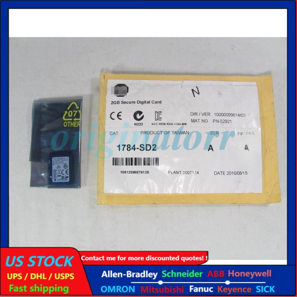 1784-SD2 ControlLogix Secure Digital Card Brand New AB Sealed 1784SD2