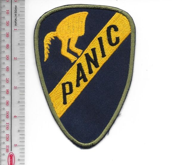 US Army Korea & Vietnam 1st Cavalry Division Panic Horse & Stripe Inver NO TARIF