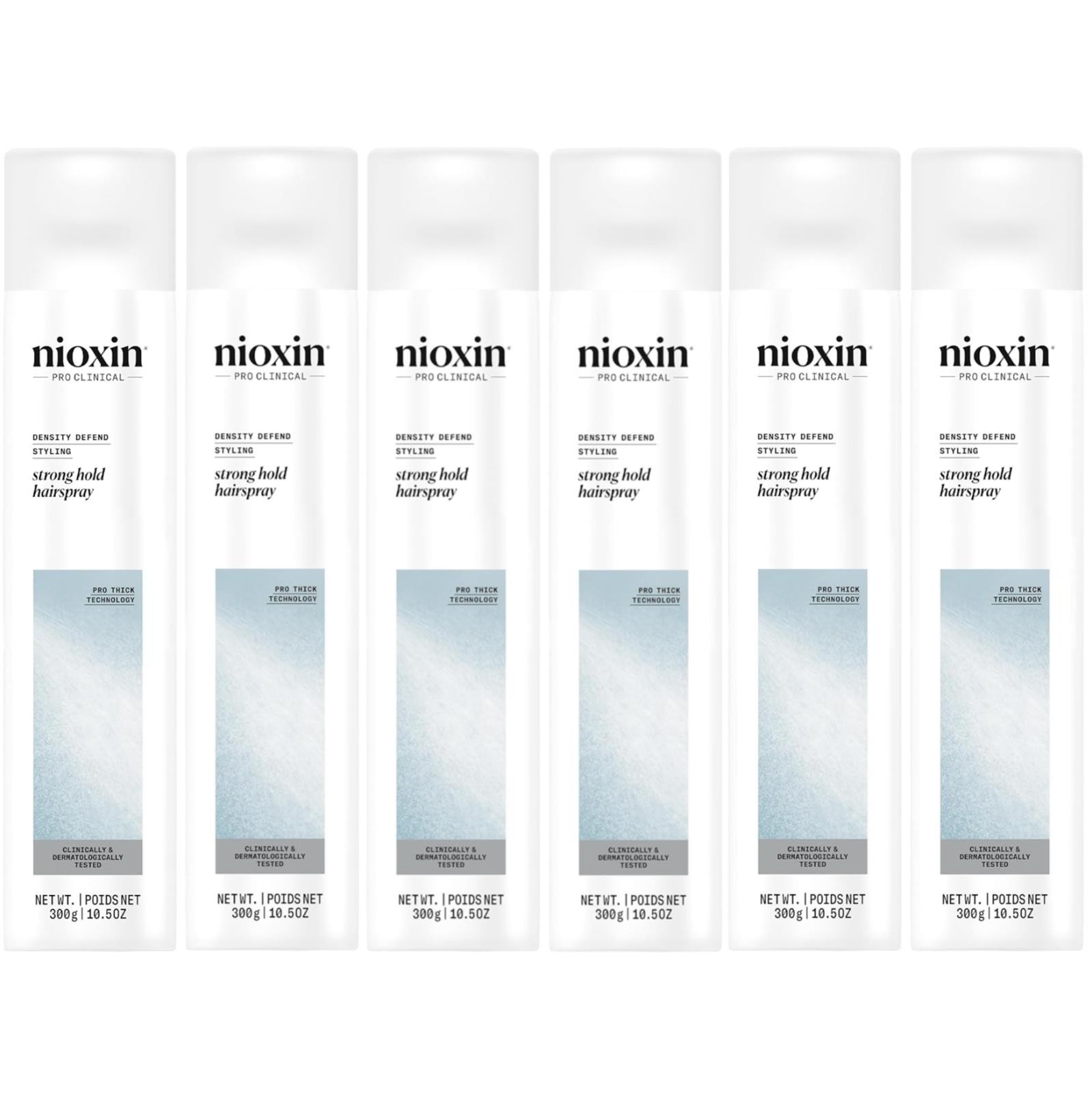 NIOXIN 3D Styling Niospray Hairspray, Strong Hold 10.6 oz - Pack of 6
