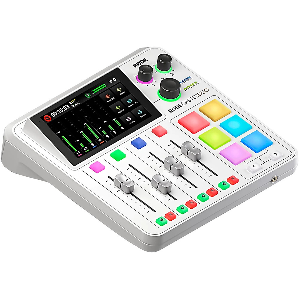 RODE RodeCaster Duo Streaming Mixer White