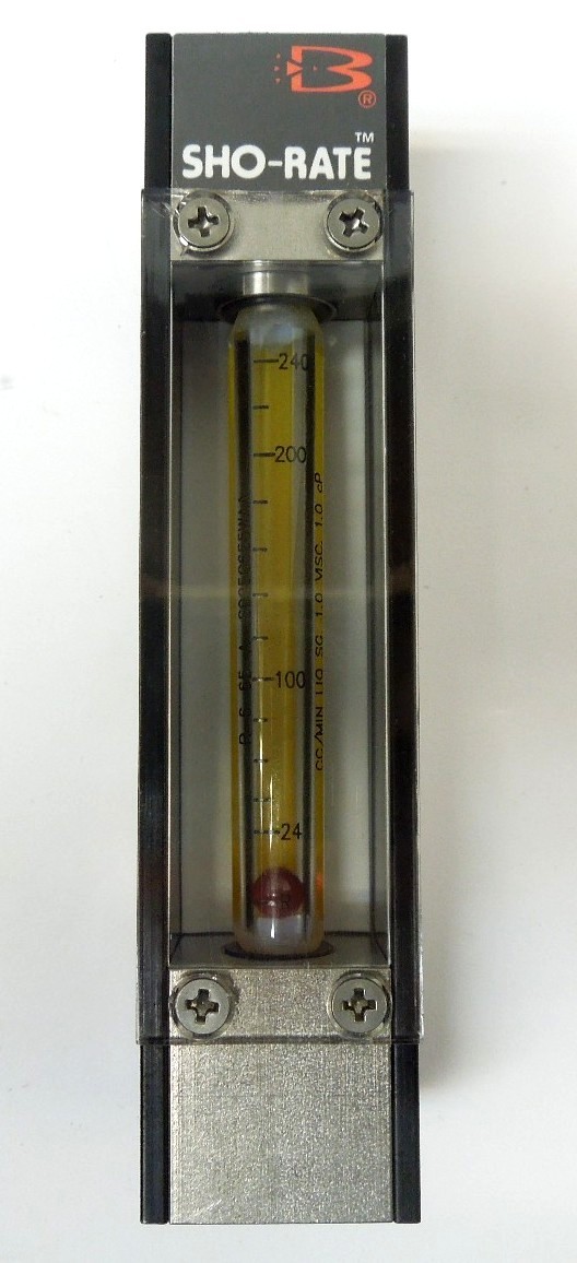 Brooks Instruments Sho-Rate 1350ENH5CFX9A Flow Meter 200 PSI @ 250° F Max 303U1