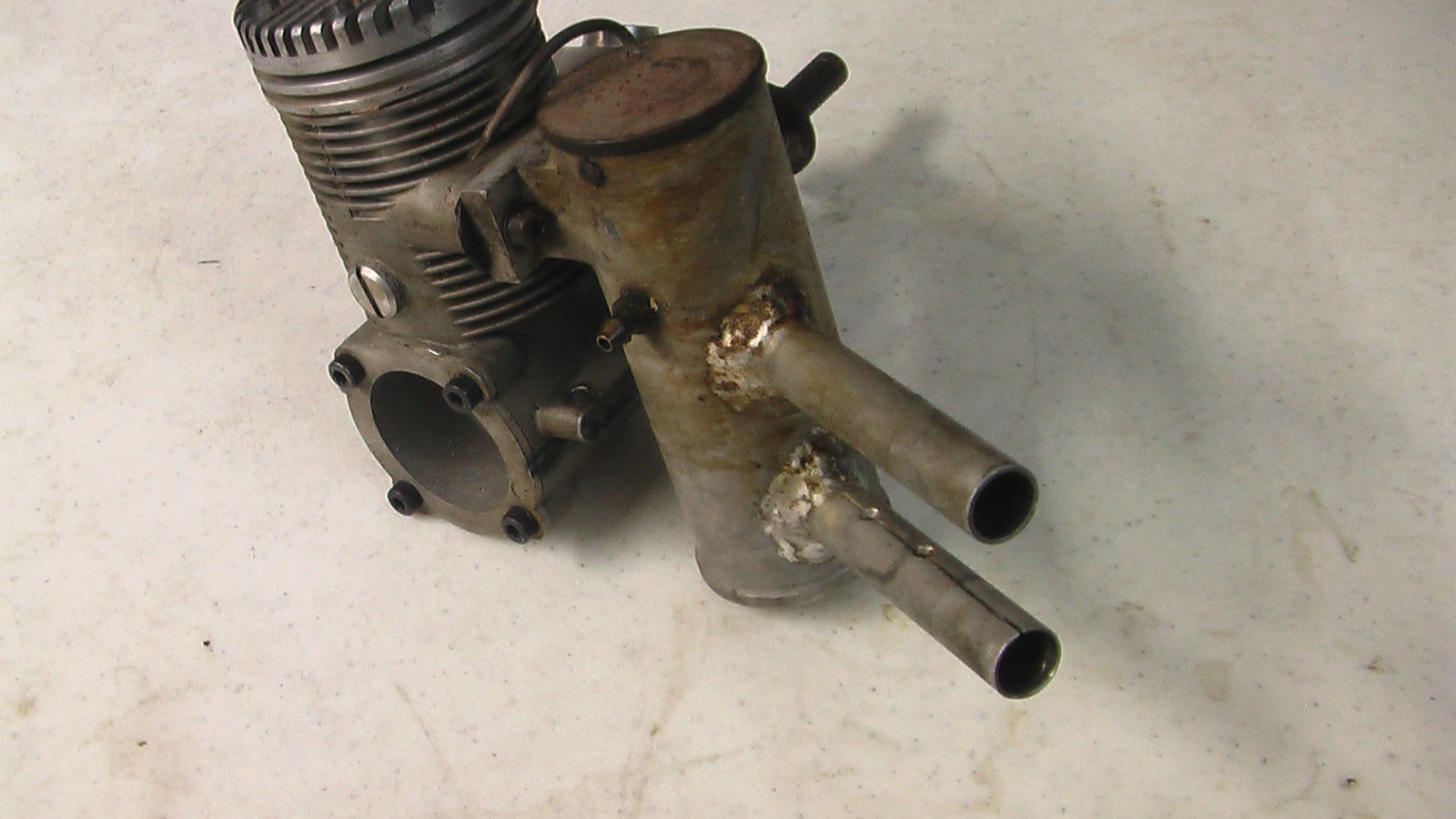 Webra 120 RC with muffler runs well