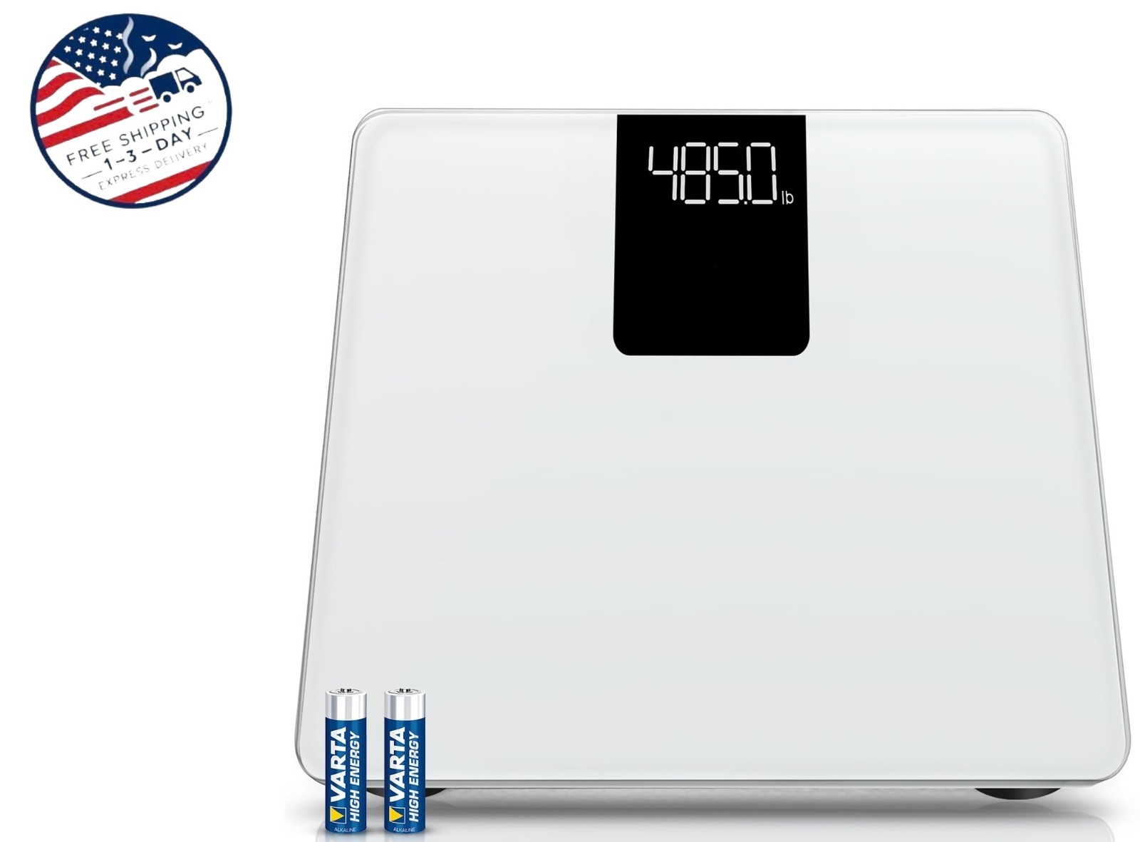 Balanza electrónica corporal, capacidad de carga máxima de 500 lb, dispositivo.
