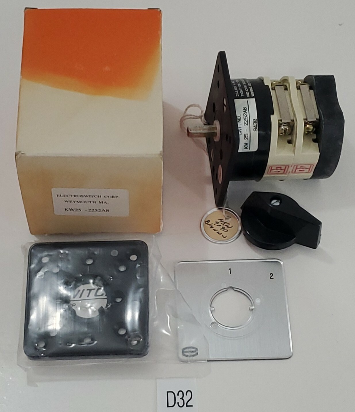 *NEW* Electroswitch KW25-2252A8 Cam Action Position Rotary Switch + Warranty!