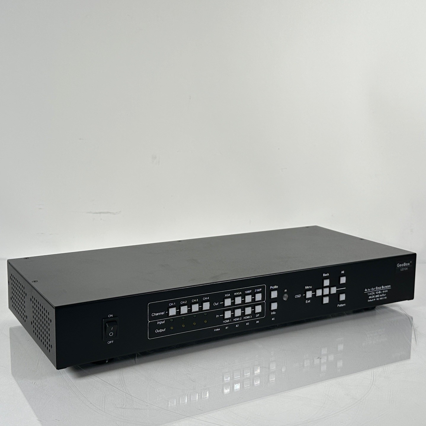 GeoBox UD104 Quad Channel UHD Edge Blending Processor