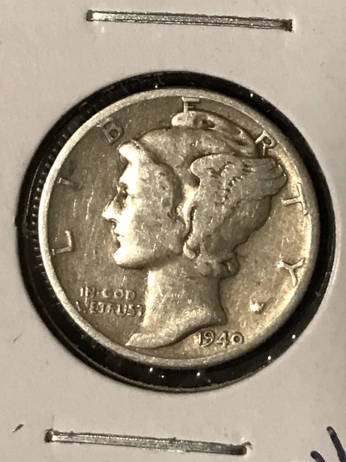 1940 Mercury Dime