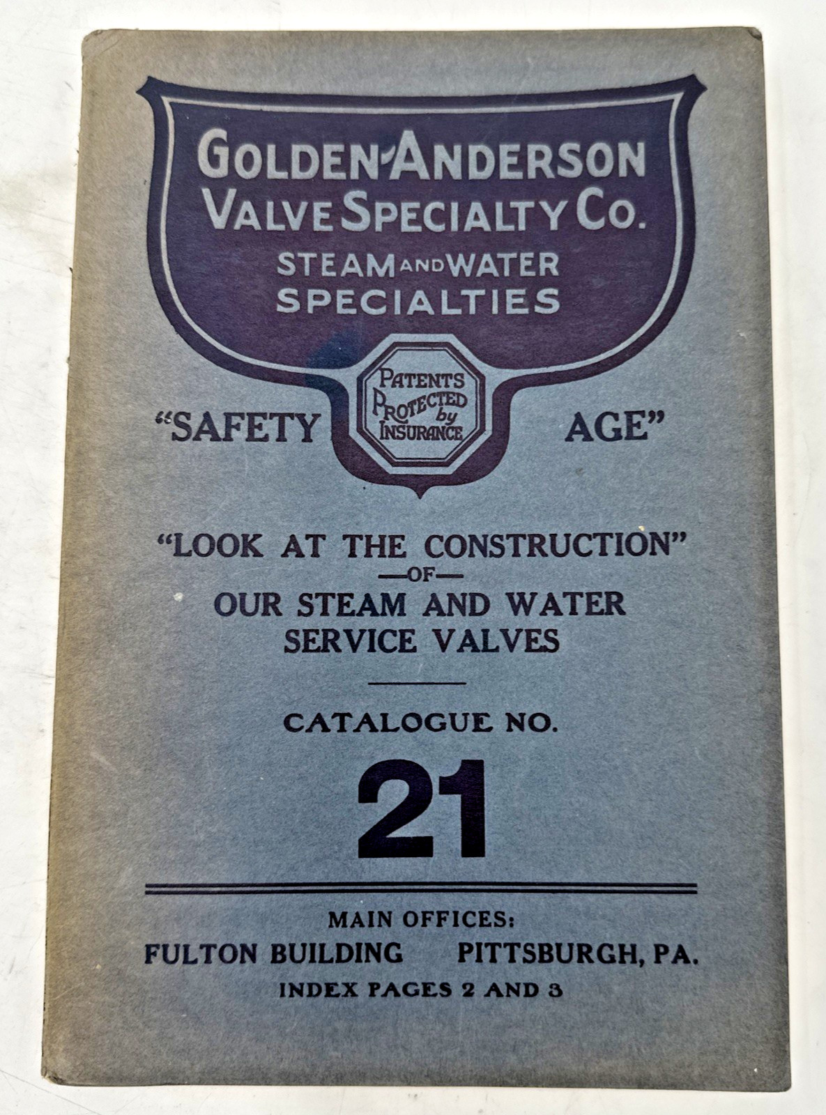 Golden-Anderson Automatic Valves Catalog No.21