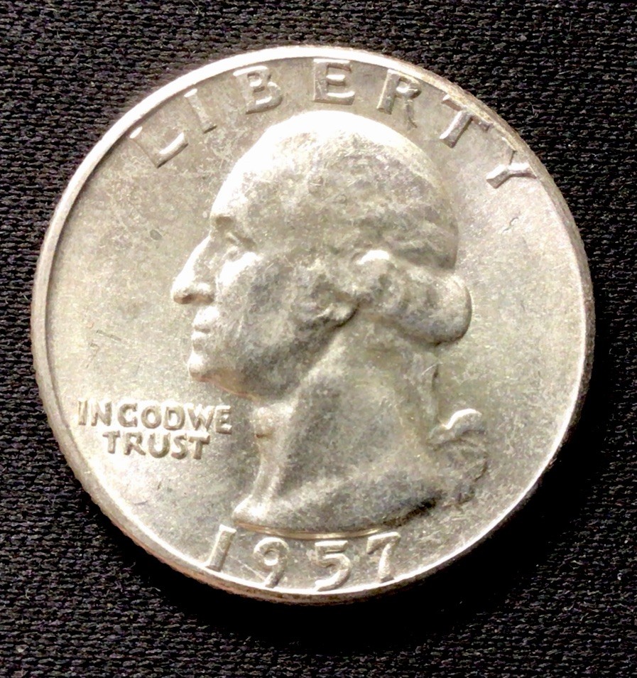 1957 Washington Silver Quarter UNC! ENN Coins