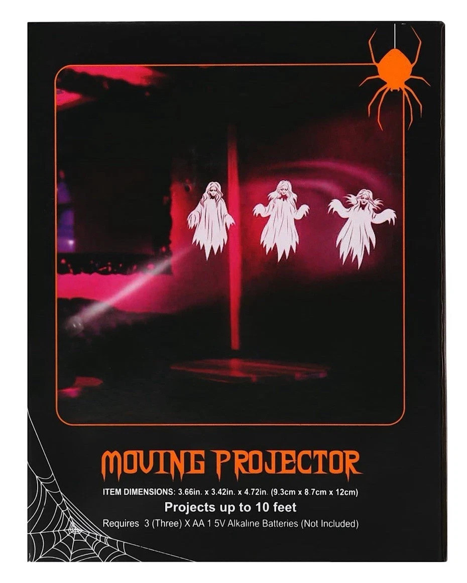 Halloween Moving Ghost Projector Haunted House Projects 10’