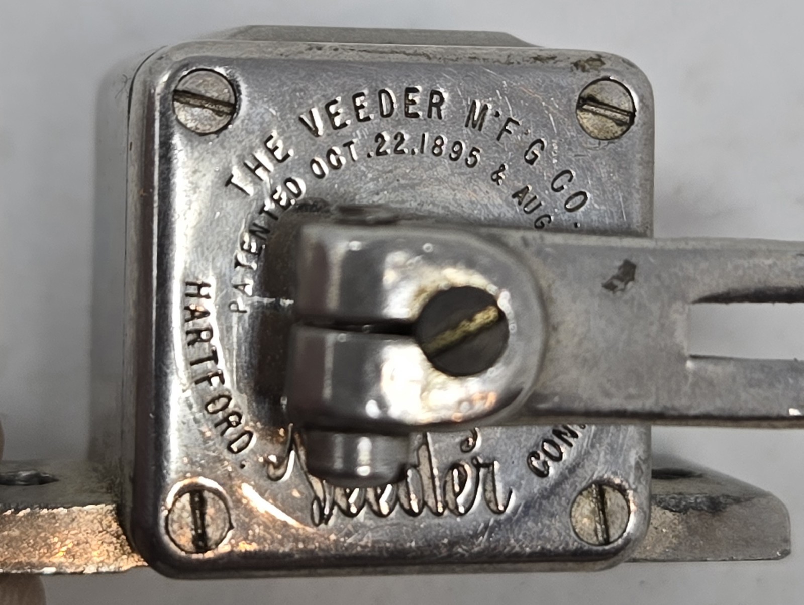Vintage Veeder 3 Digit Numeric Roller Counter