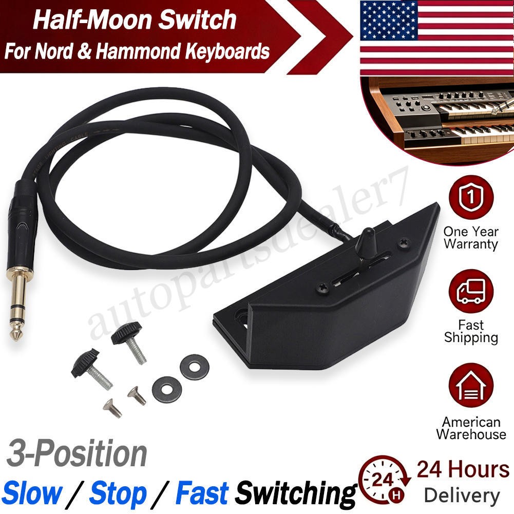 Half-Moon 3way Switch For Nord Hammond SK2 SKX-PRO XK-5 XK-3 XK-3C XK-1C A-405SP
