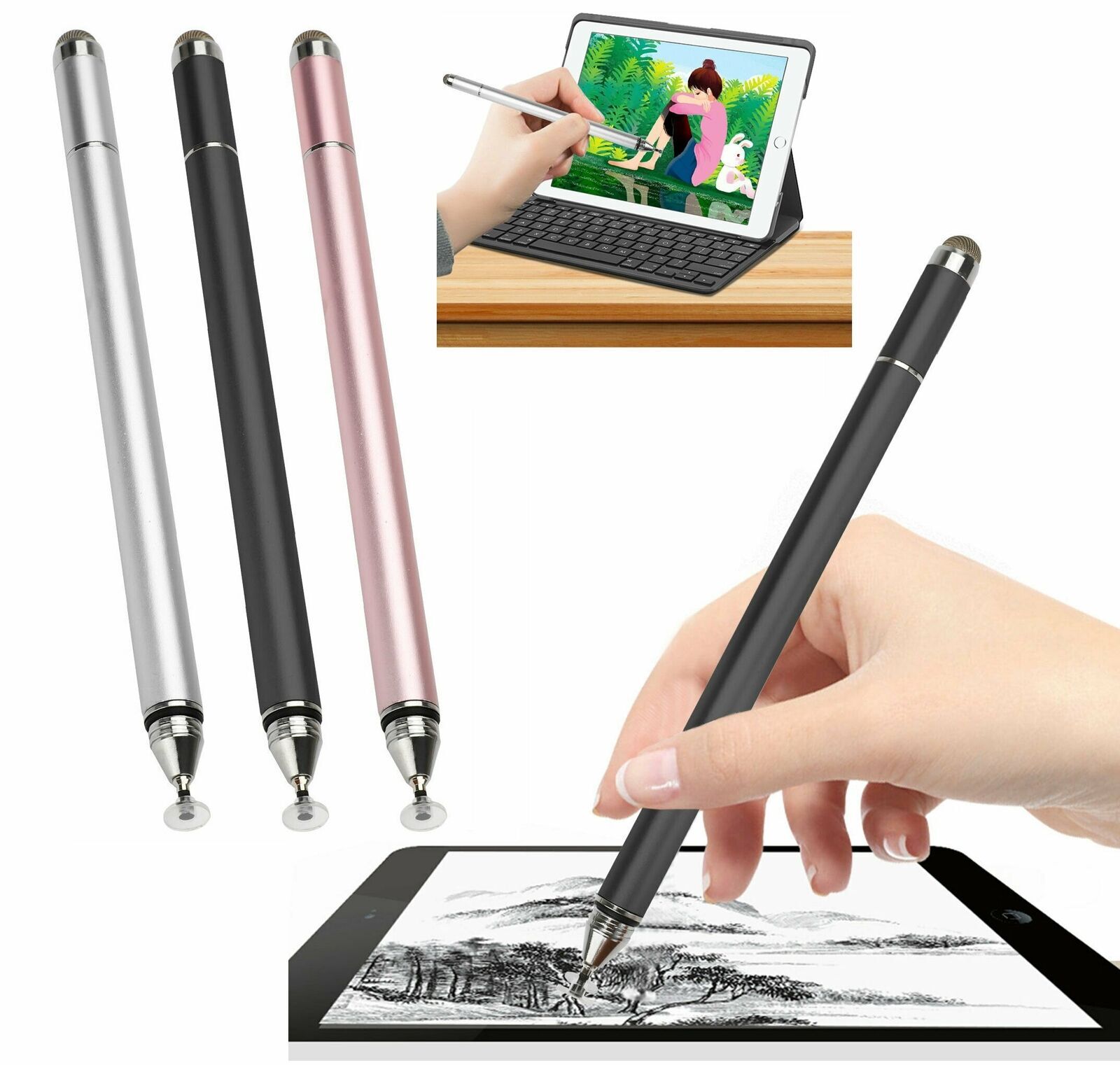 Touch Screen Pen Stylus Drawing Universal For iPhone iPad Samsung Tablet Phone