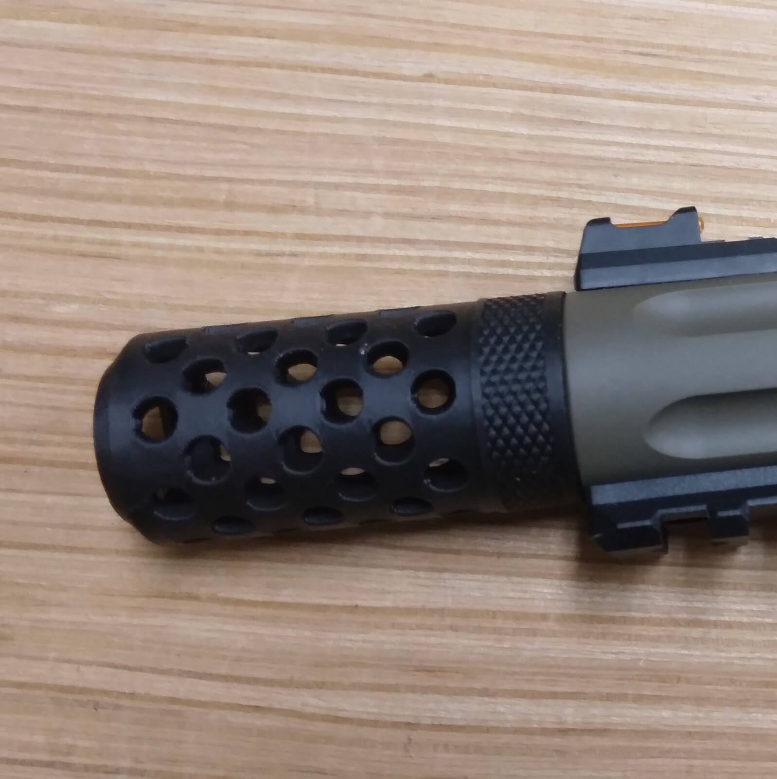 Airsoft AAP-01 Pistol Decorative Muzzle Brake "Swiss Cheese" (Two Pack)