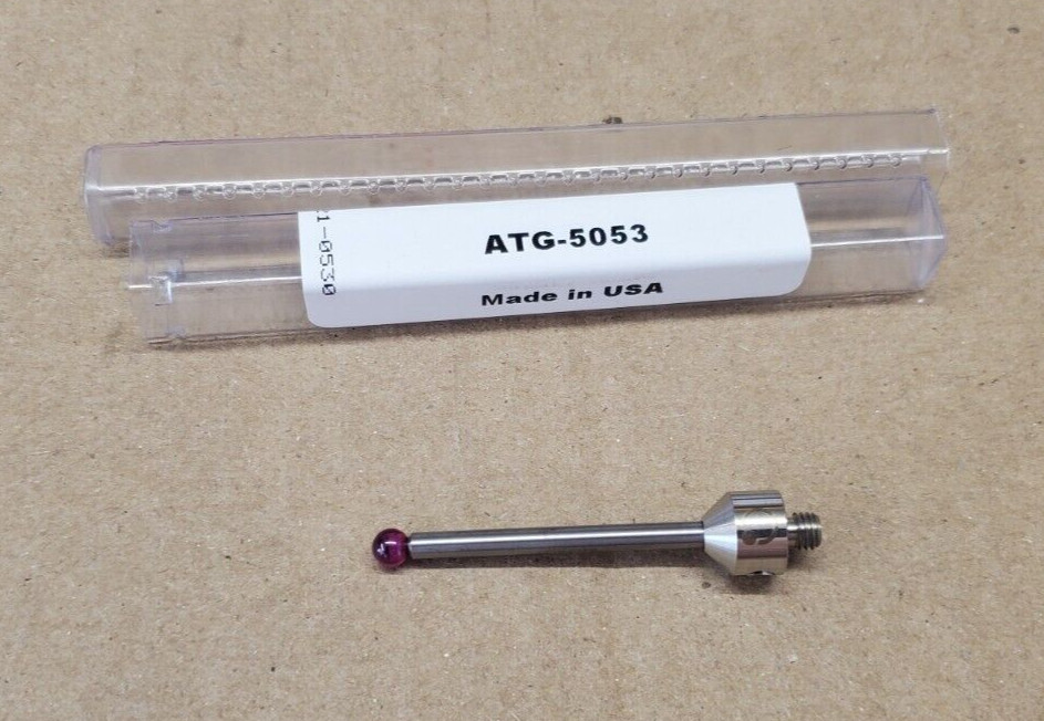 M5 Stylus/CMM Probe 5 mm Ruby Ball, Carbide Shaft, 53 mm OAL Q-Mark ATG-5053