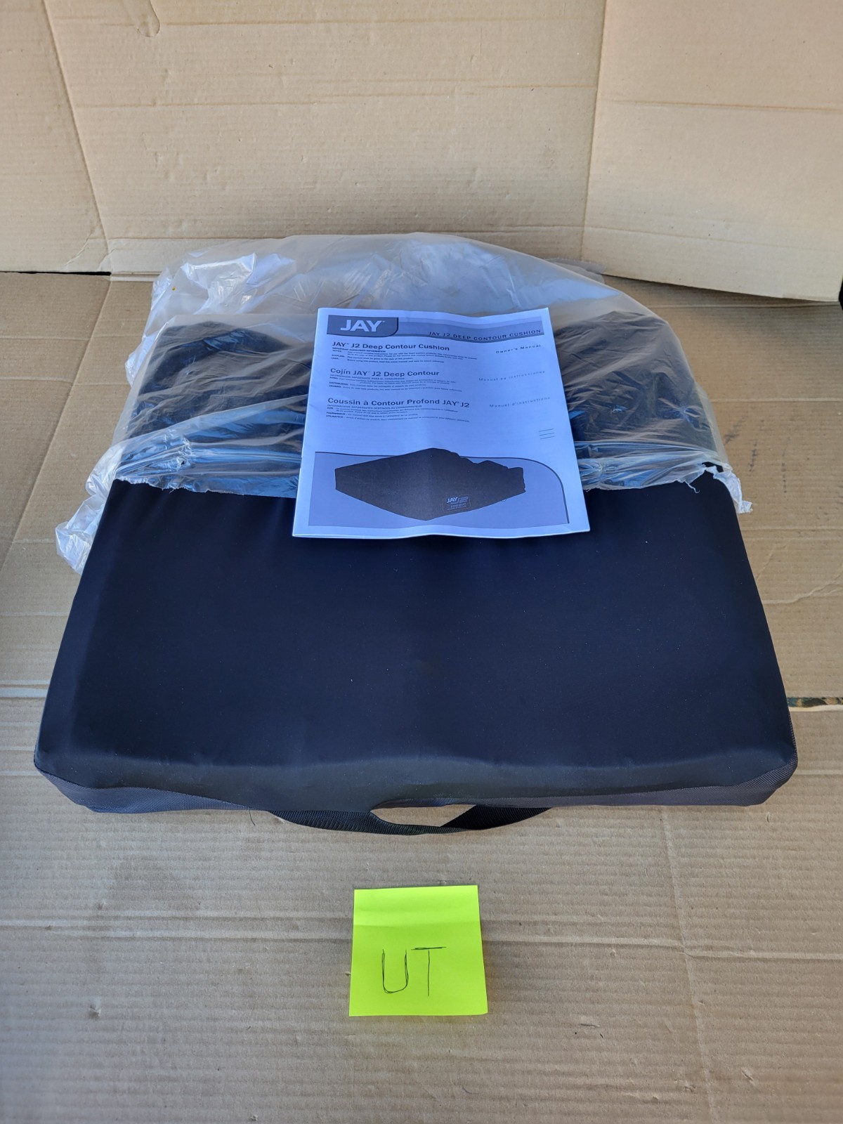 NEW Jay J2 Deep Contour Gel Seat Cushion 19" X  17 Or 16" Wheelchair 19"x16"