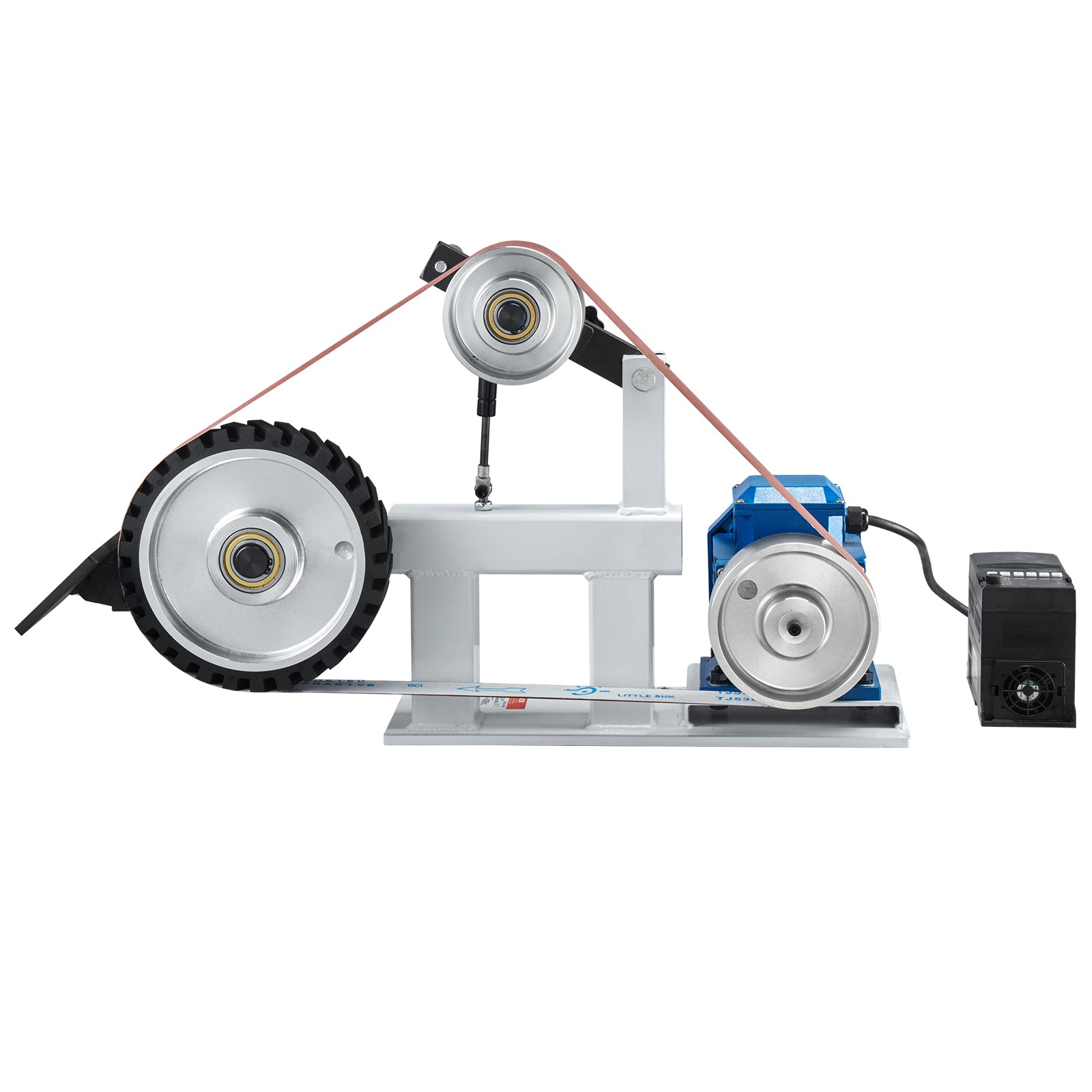 VEVOR Belt Grinder Sander 72 x 2-Inch Variable Speed with VFD 3 Grinding Moulds