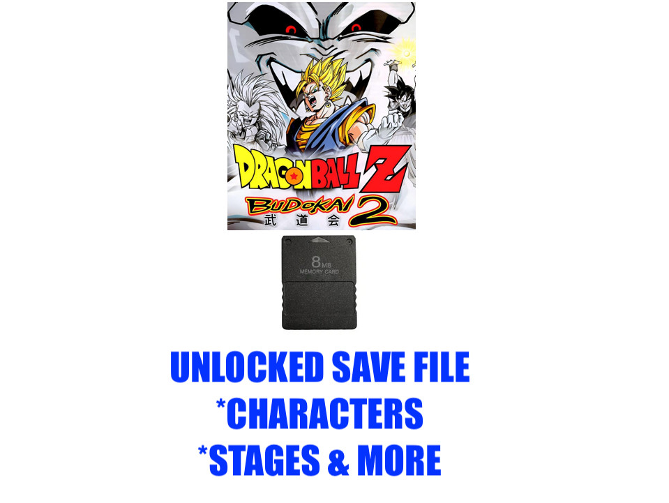 DRAGON BALL Z | PS2 MEMORY CARD SAVES DBZ Budokai 1 2 3 Tenkaichi Super Cheats!