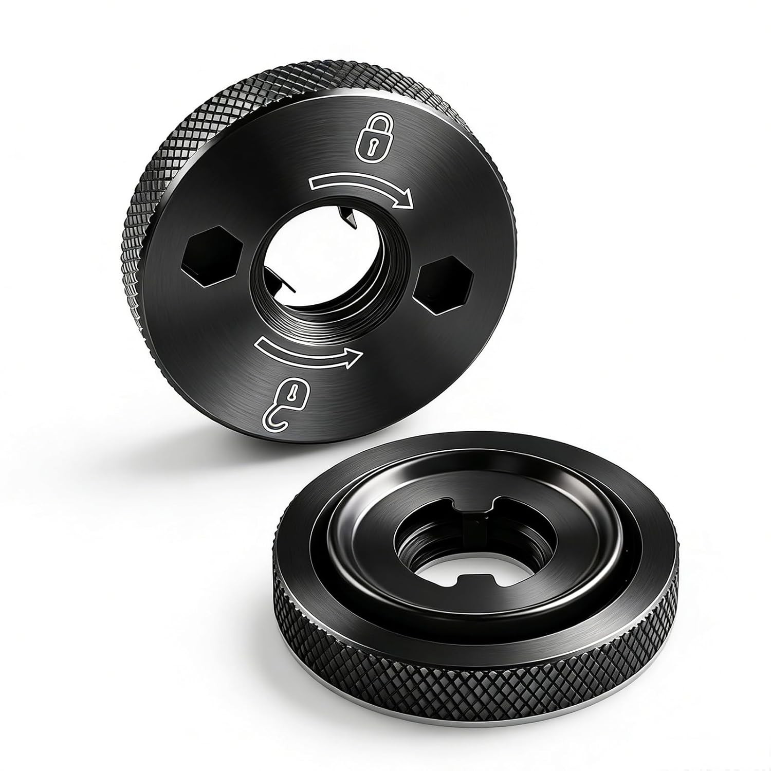 2x N484249 Angle Grinder Flanged Hex Nut For Angle Grinder DCG413B DCG413B-B3
