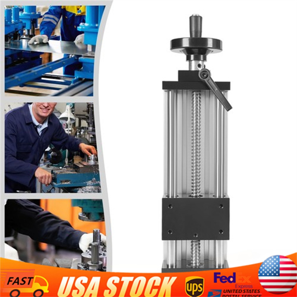 9.06in Length Manual Sliding Table Linear Rail Guide 150mm Effective Stroke