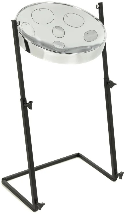 Panyard Jumbie Jam Ready-to-play Steel Drum Kit - Chrome