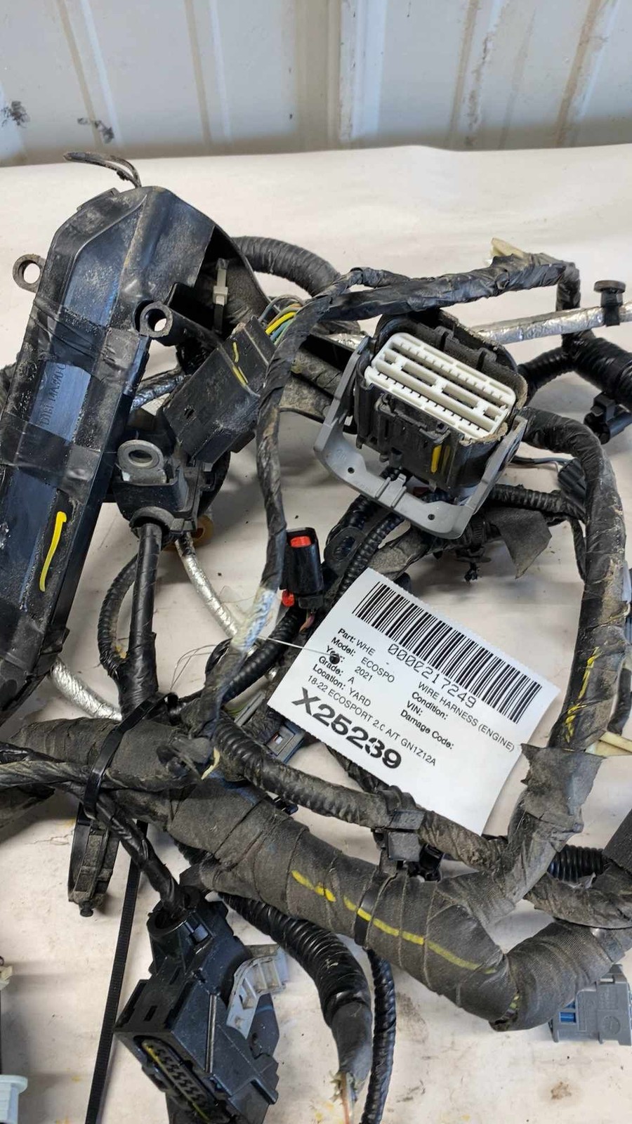 2018-2022 FORD ECOSPORT 2.0 Wire Harness (engine) GN1Z12A581PV