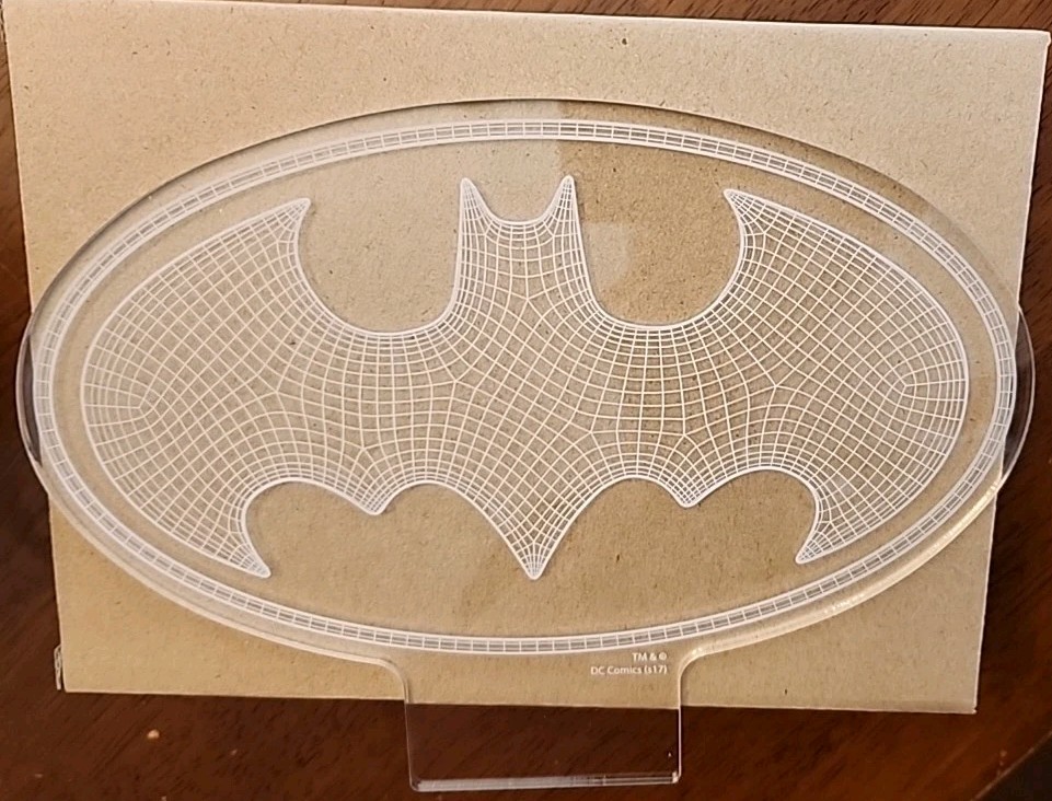 Batman 3D LED Logo light DC Comics Acrylic Edge Light DC Classic Comics Lamp