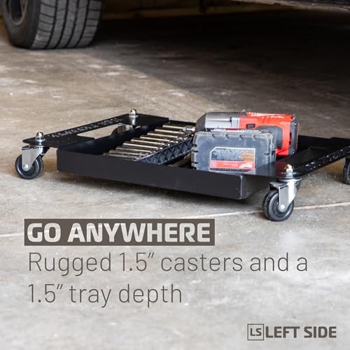 Tool Creeper Metal Rolling Tool Tray
