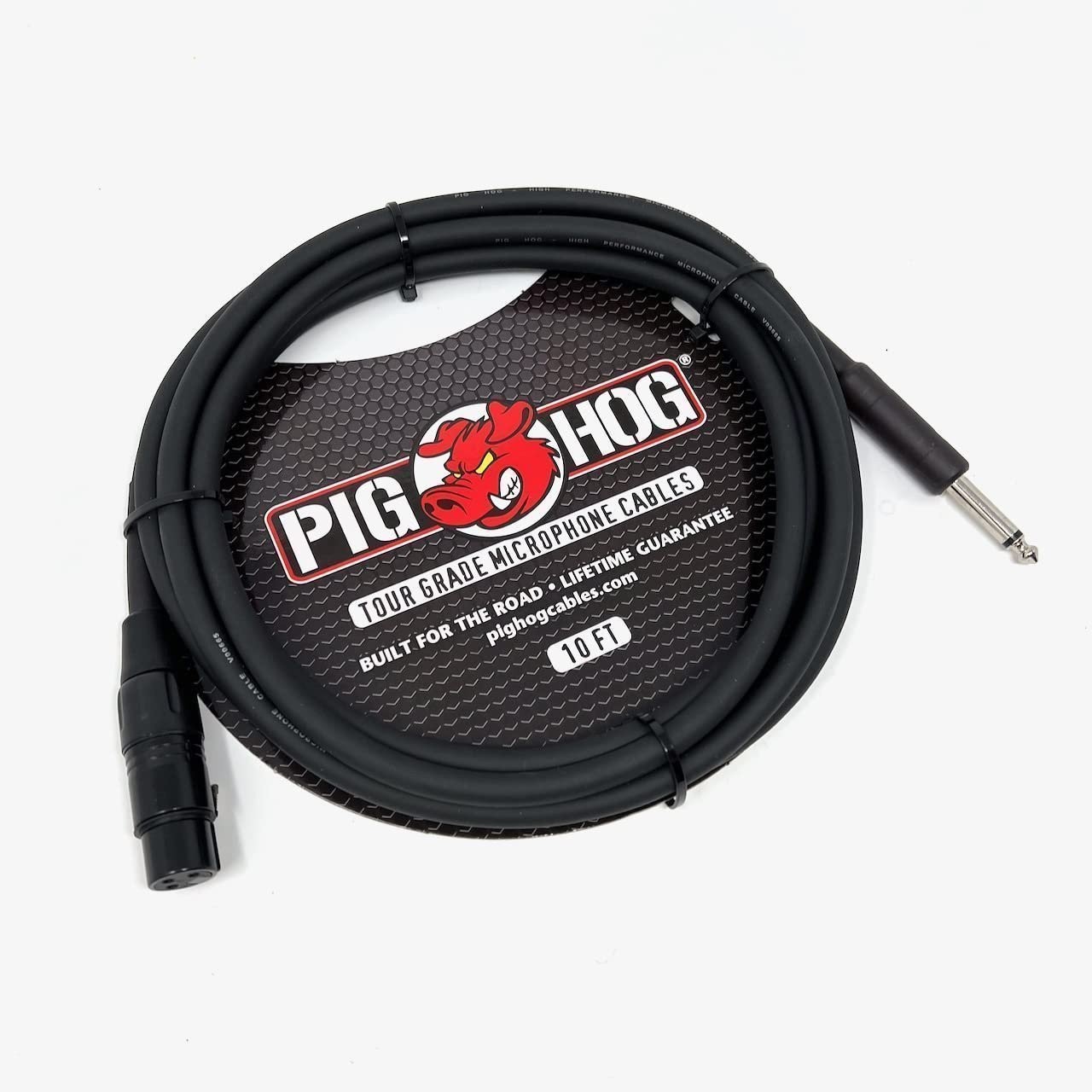 Pig Hog PHM10Z Tour Grade High Performance Hi-Z Microphone Cable 10-Feet Heat...