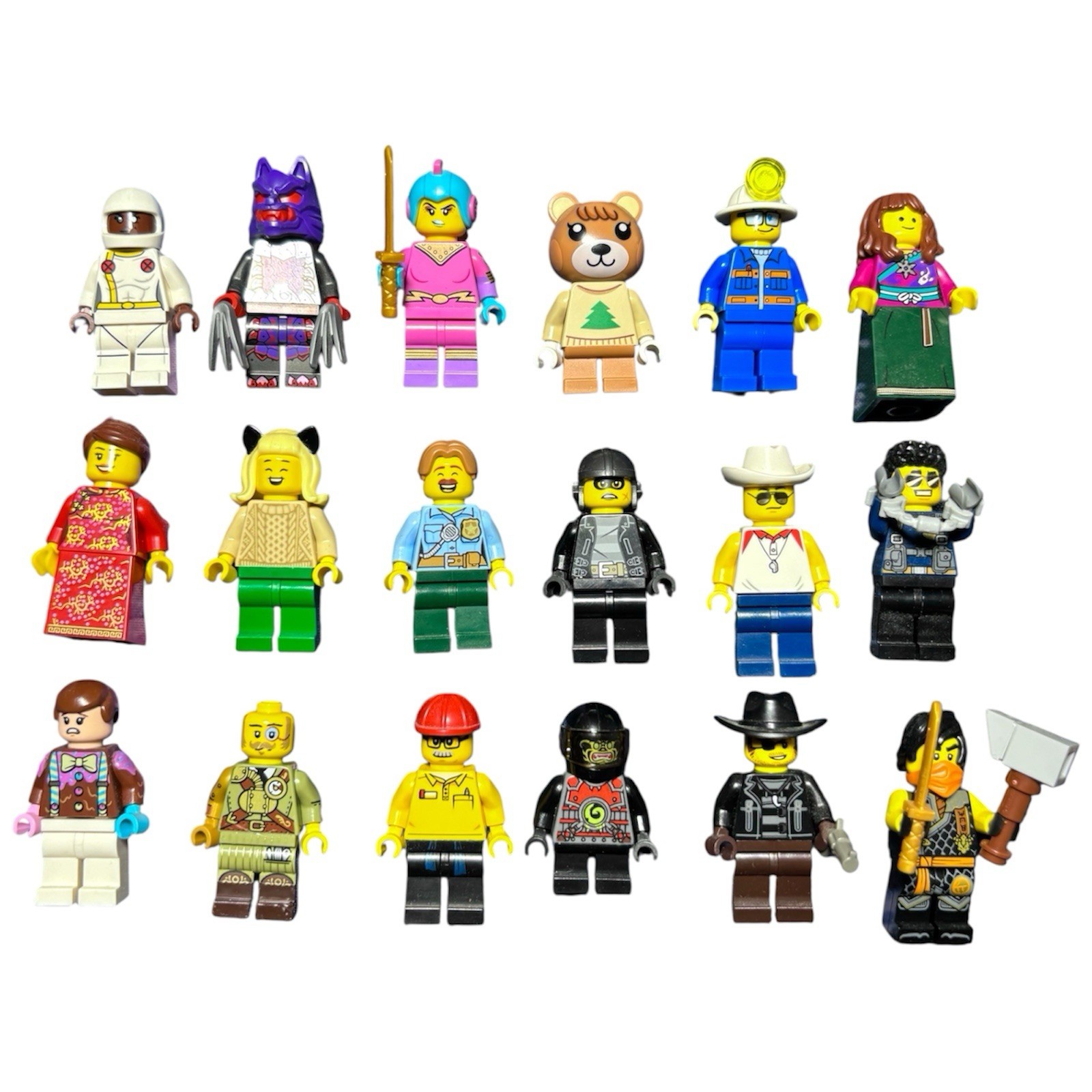 Lego Minifigures Lot Of 18 Minifigs