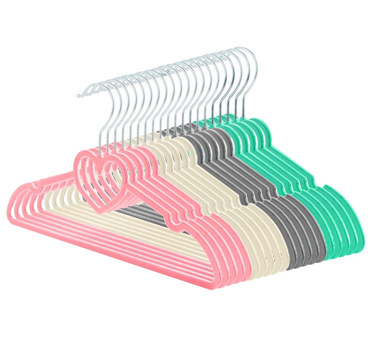 Velvet Hangers 20 Pack 16" Non Slip Adult Hangers Slim Clothes Hanger with 36...