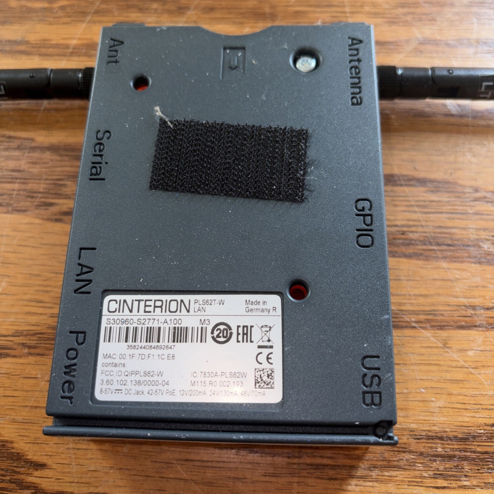 Cinterion Terminals Hardware Interface S30960-S2771-A100