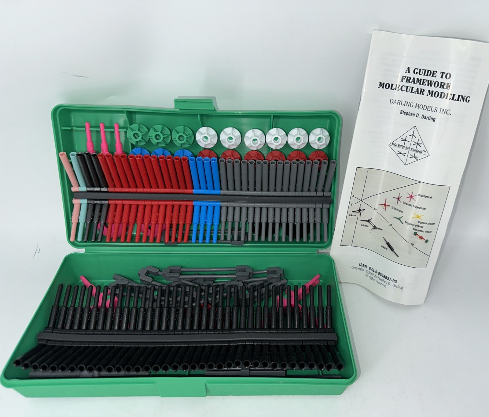 Darling Models MOLECULAR VISIONS FLEXIBLE Stereo Chemistry Model Kit READ!