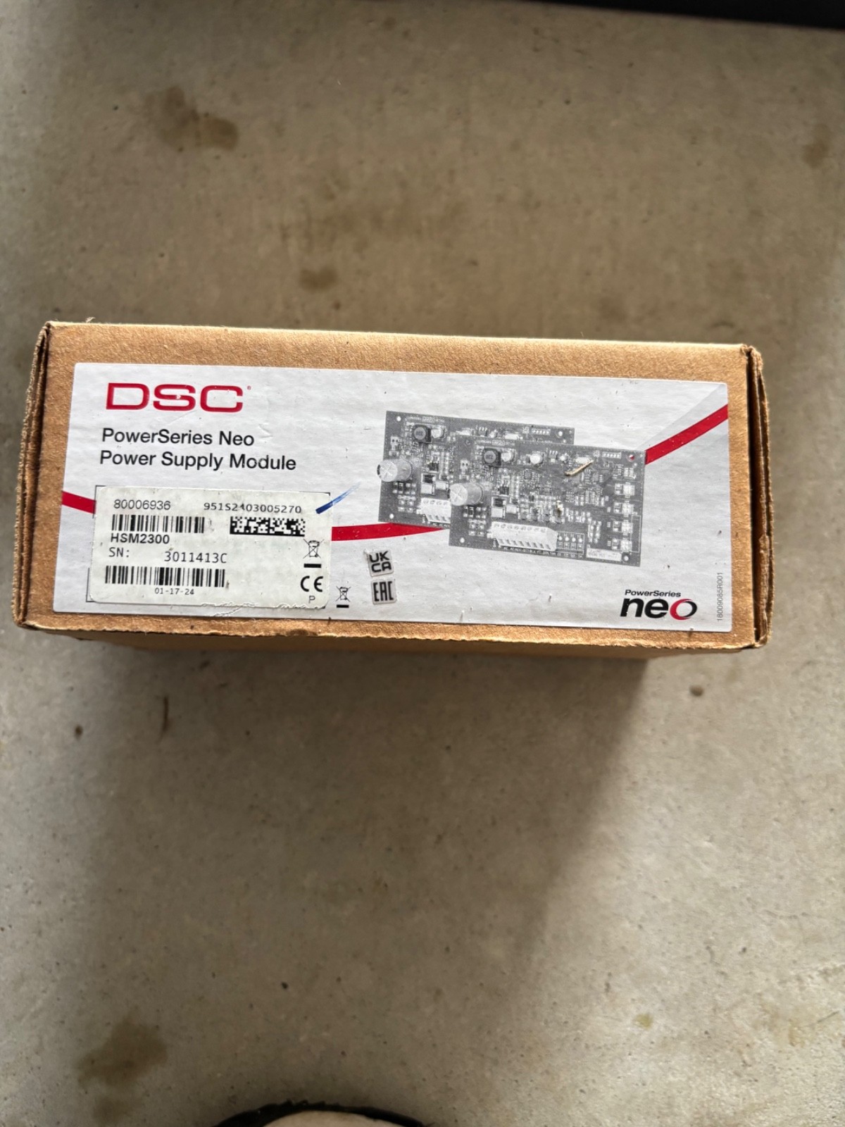 DSC HSM2300 Neo Power Supply Module New