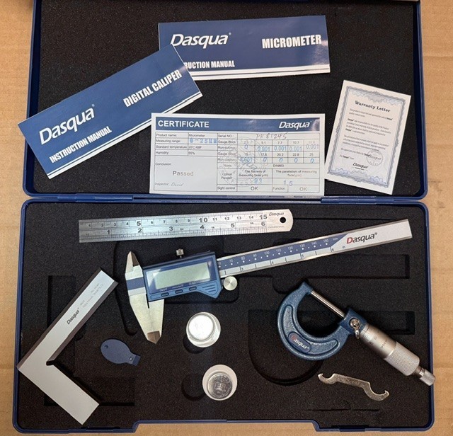 Dasqua Engineer Precision Measuring Set 4 Piece 2210-8204