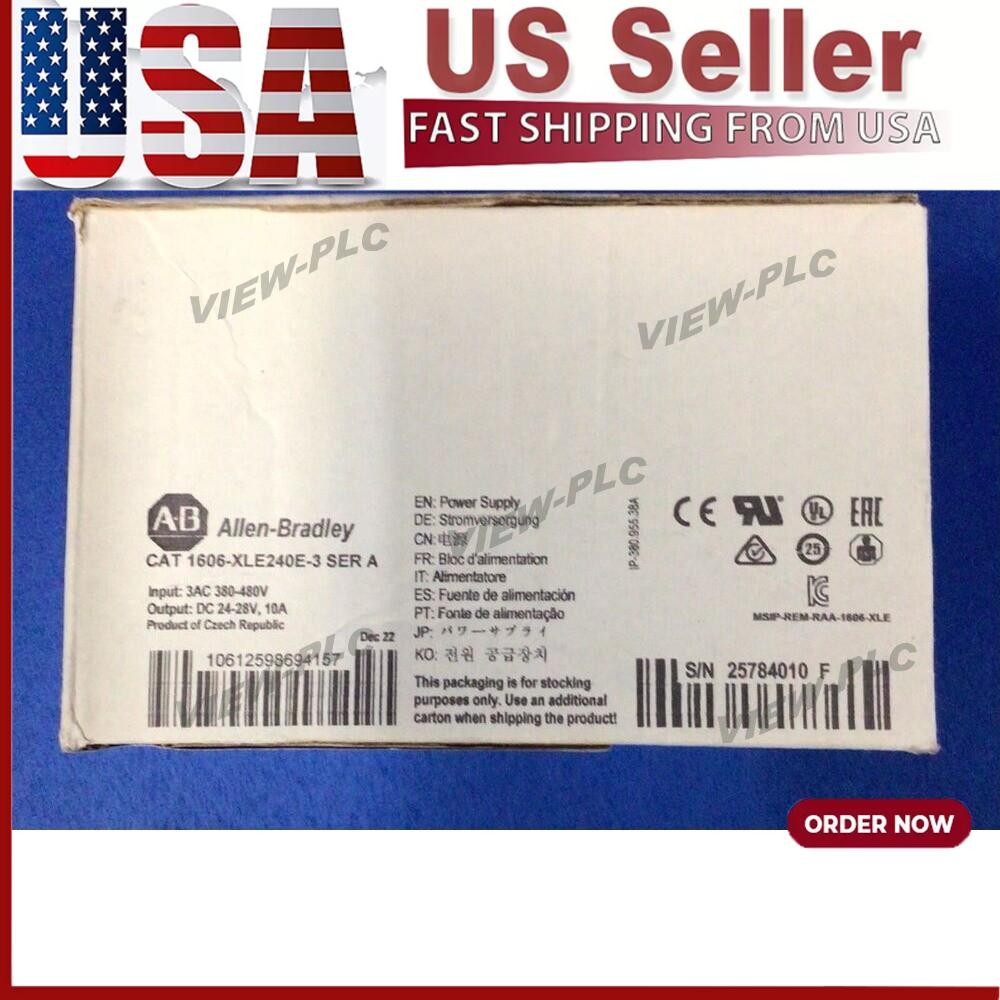 Allen Bradley 1606-XLE240E-3 Power Supply Brand New in Box US Free Tax