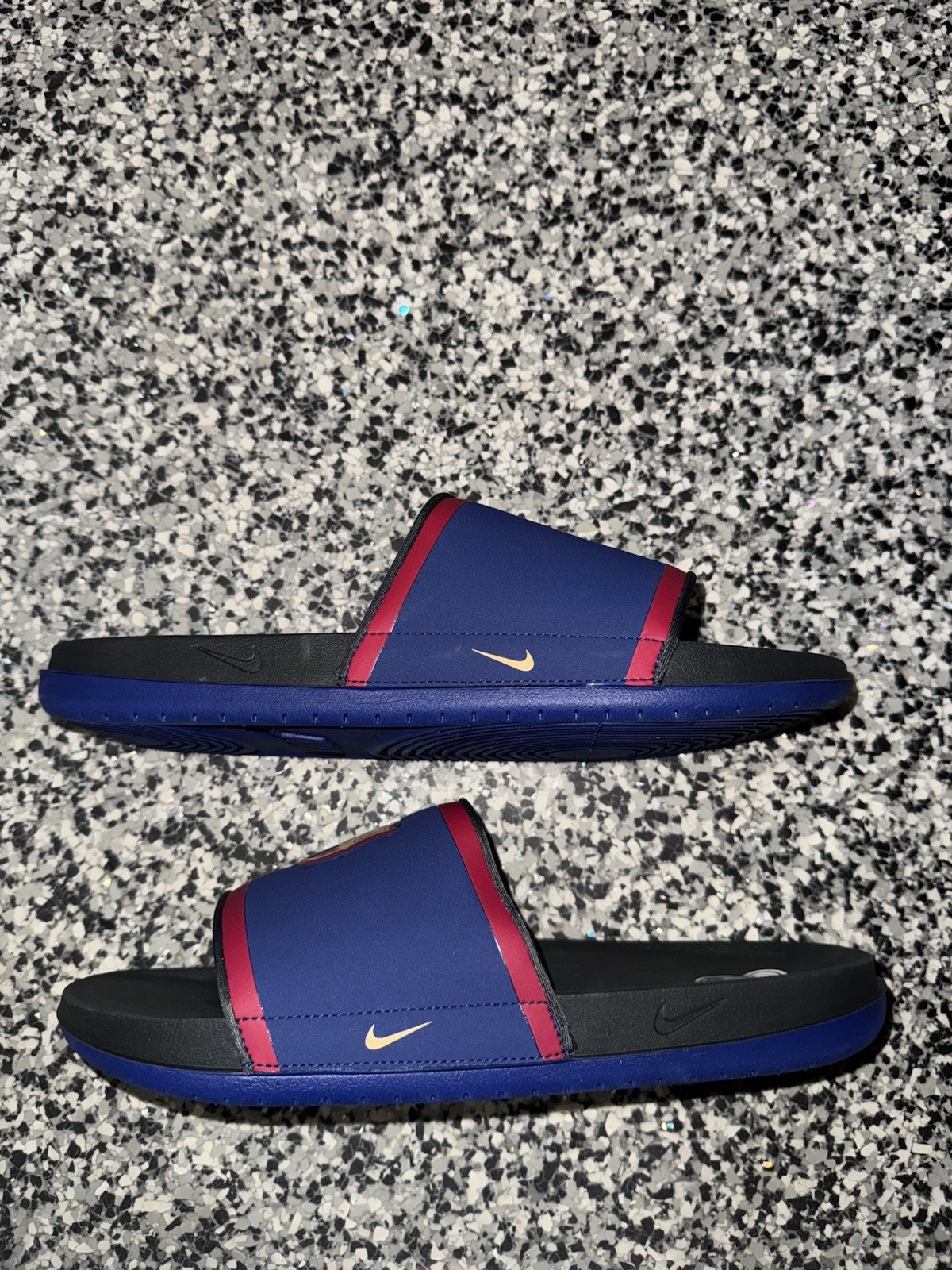 Nike Offcourt Slide FC Barcelona Deep Royal Blue Club Gold FZ3185-400 Size 13-14