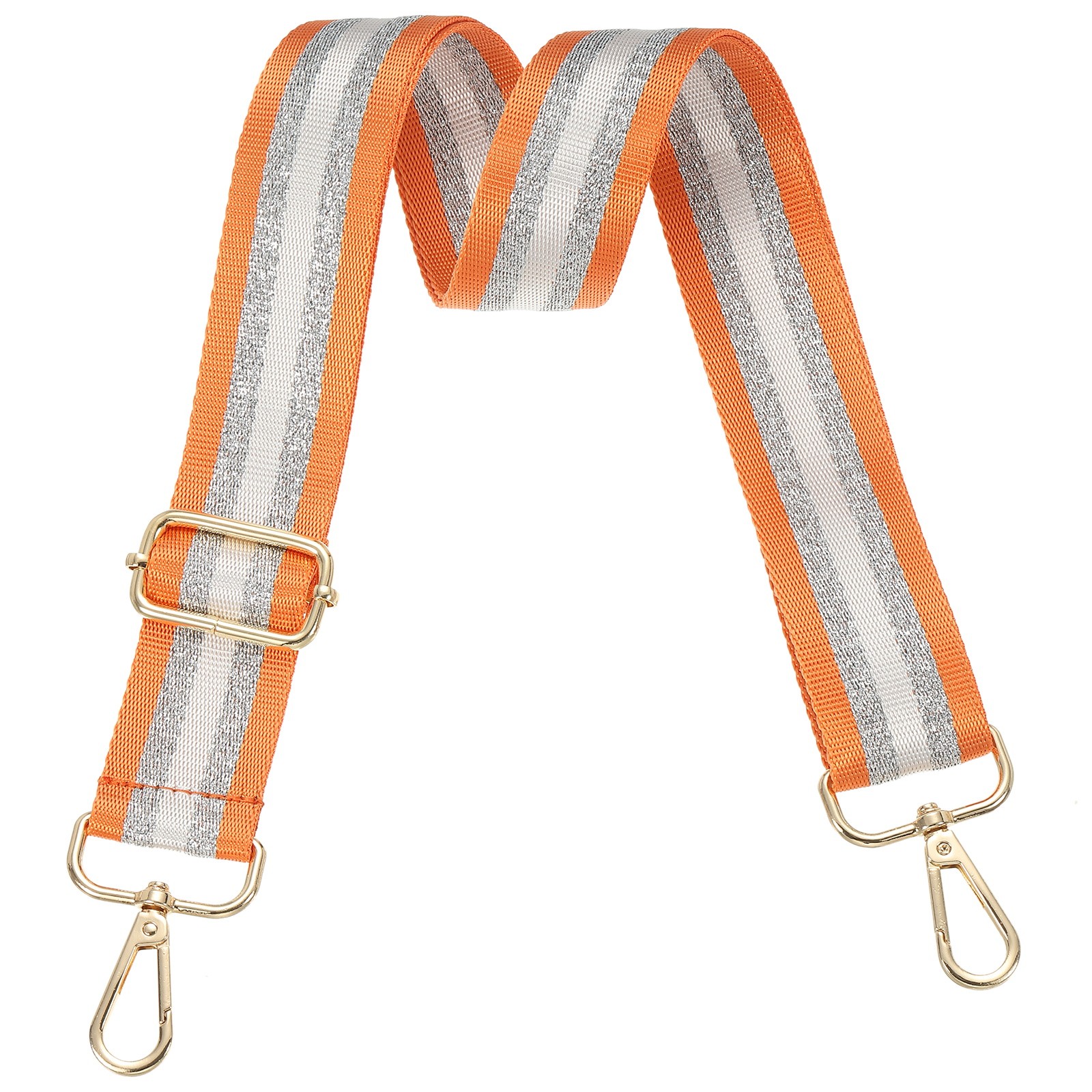 Purse Strap Wide Shoulder Strap Adjustable Crossbody Bag Straps Orange