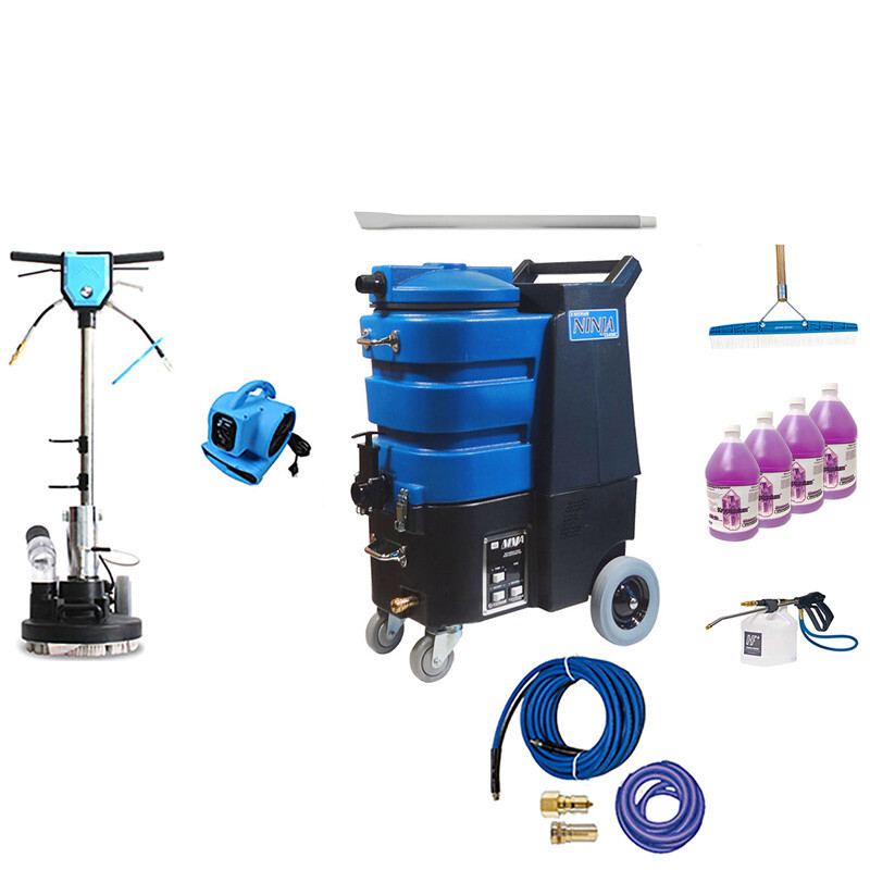 Esteam NJA200-10 Ninja Classic 200psi HEATED Portable Carpet Extractor Bundle