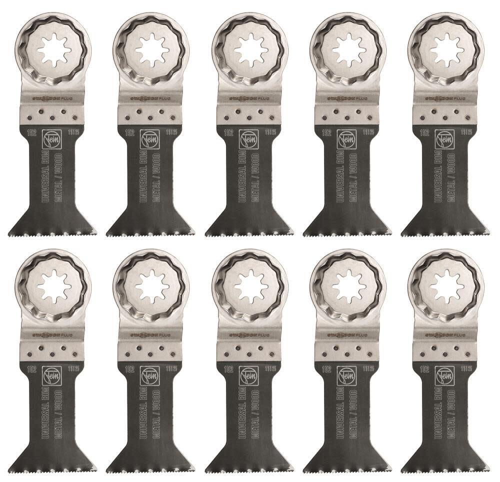 Fein Starlockplus E-Cut 152 Universal Saw Blade With Bi Metal Toothing For Va...
