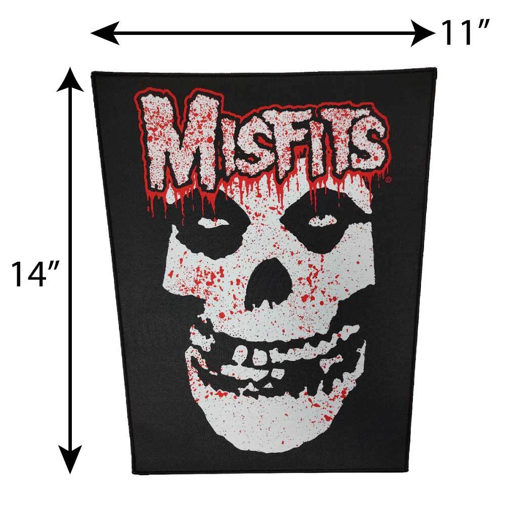 Misfits Bloody Fiend Woven Back Patch - 11" x 14"
