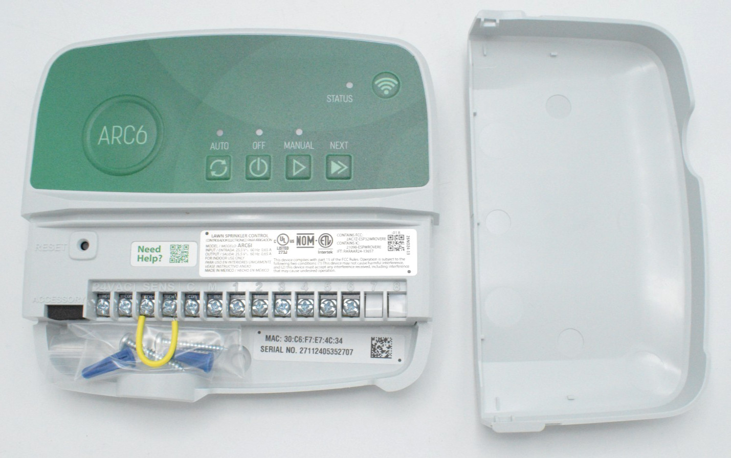 Rain Bird ARC6I Smart Irrigation Controller - 6 Stations - Open Box