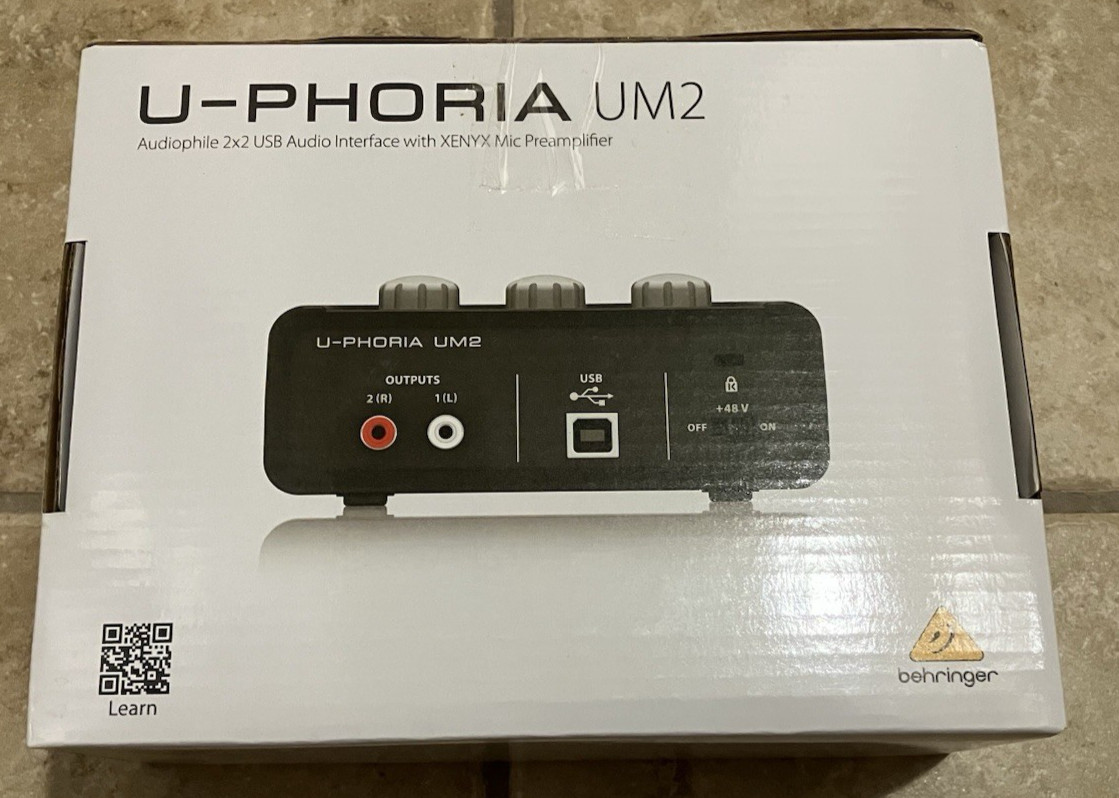 Behringer U-Phoria UM2 USB Audio Interface
