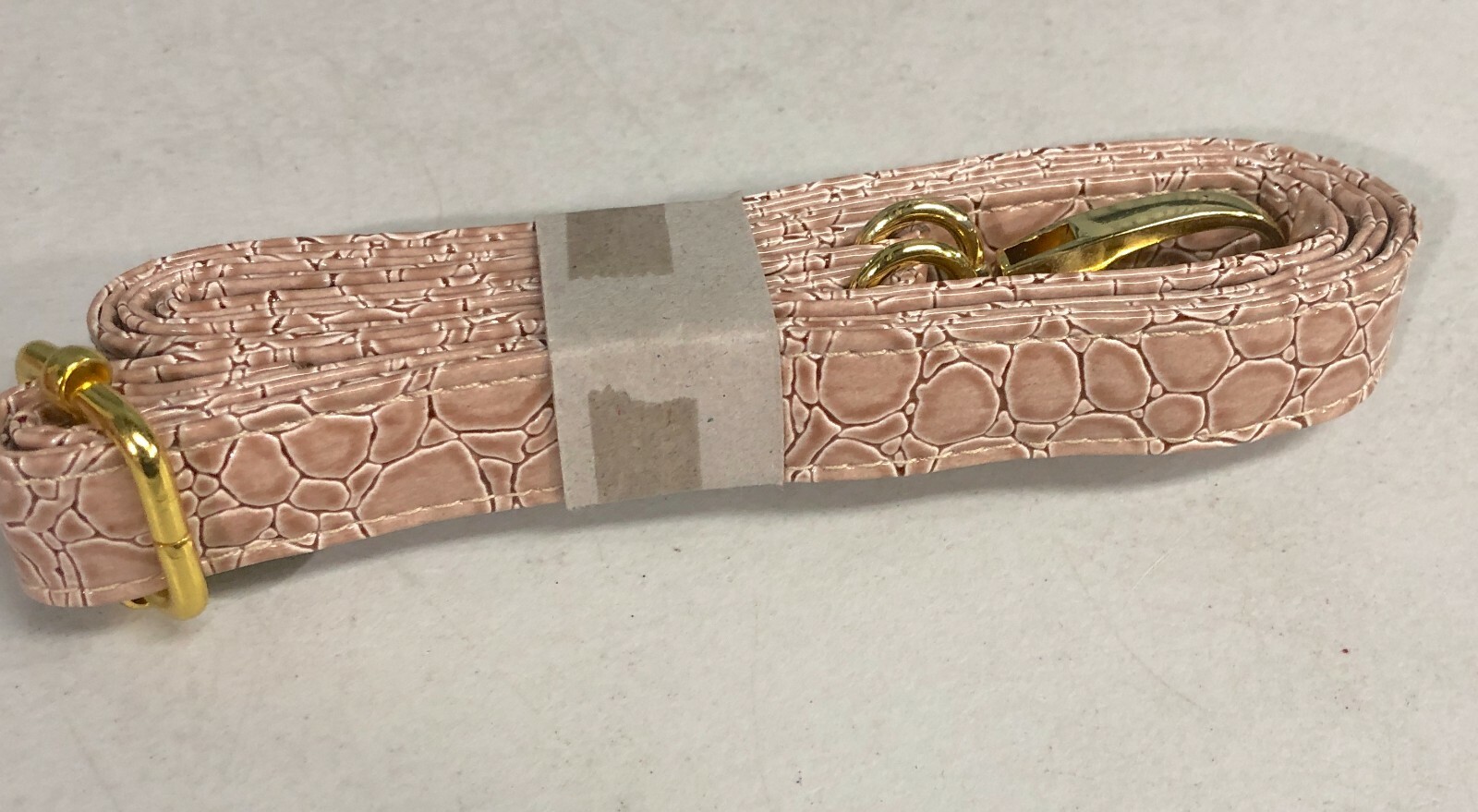 Faux Lizard Reptile Skin Vinyl Luggage Purse Strap