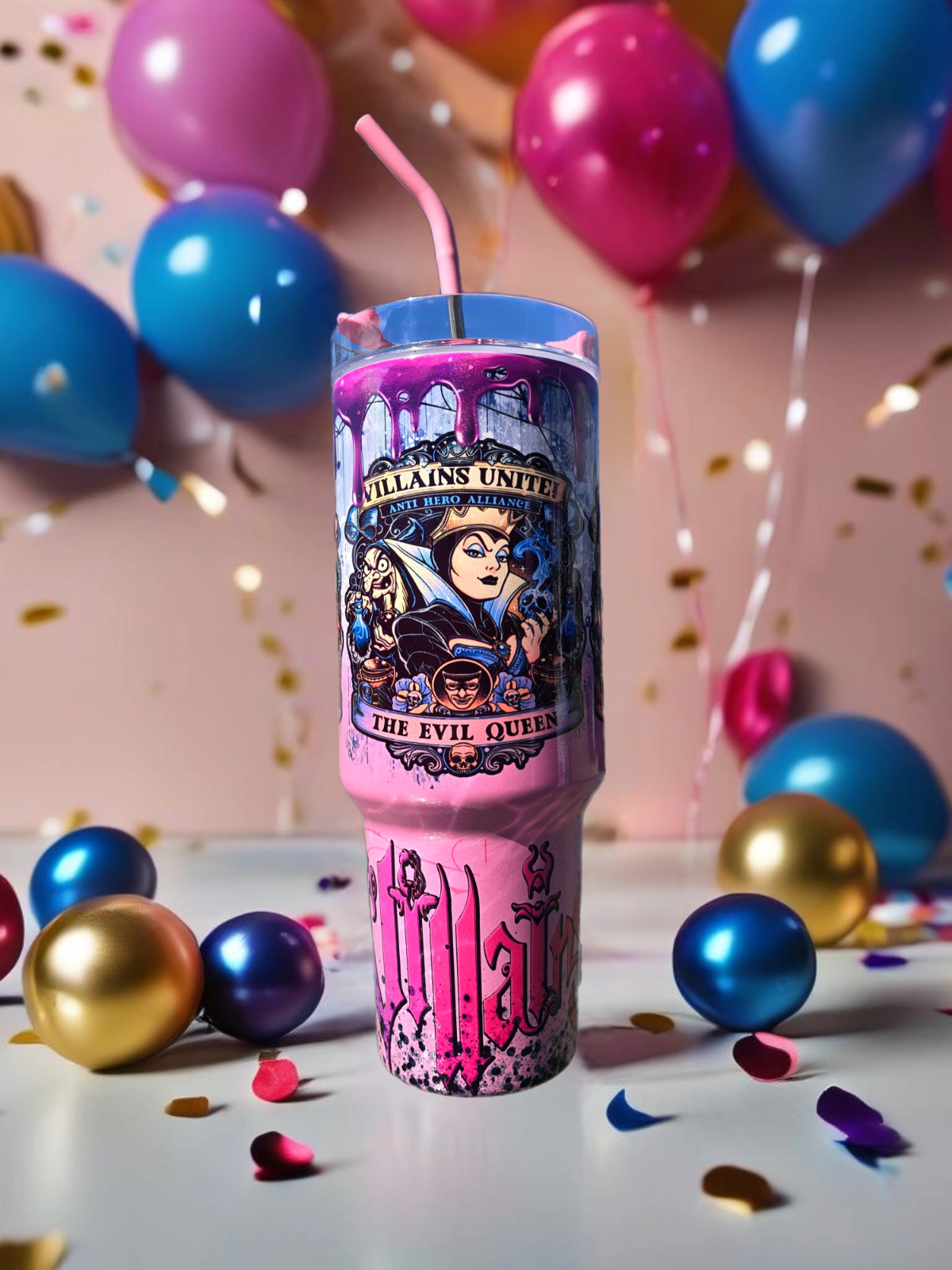 Disney Villains 40oz Tumbler - Stainless Steel - Maleficent, Ursula Witches