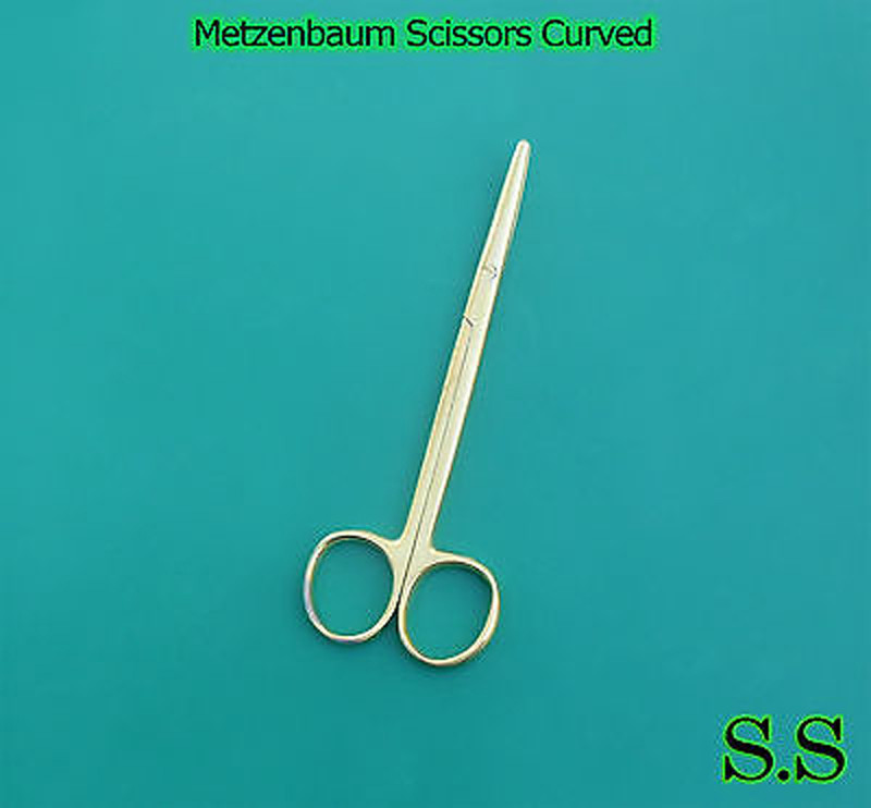 Metzenbaum Scissors 5.5" Curved Full Gold Surgical Instruments