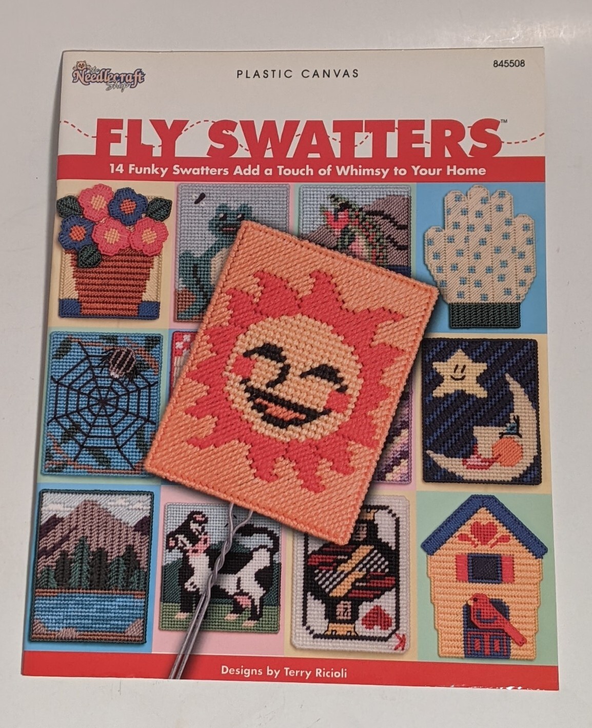 Needlecraft Shop Plastic Canvas Pattern Book Fly Swatters  14 projects 845508