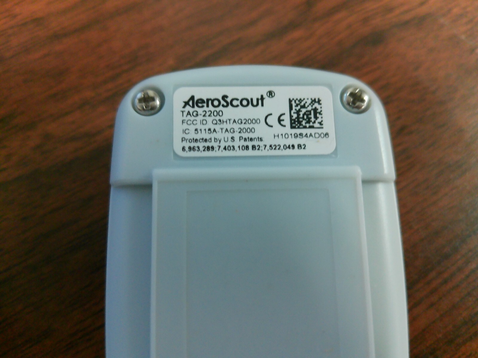 Tracker AeroScout TAG-2200 WiFi Asset or Patient Location Tag 1/2-AA Battery
