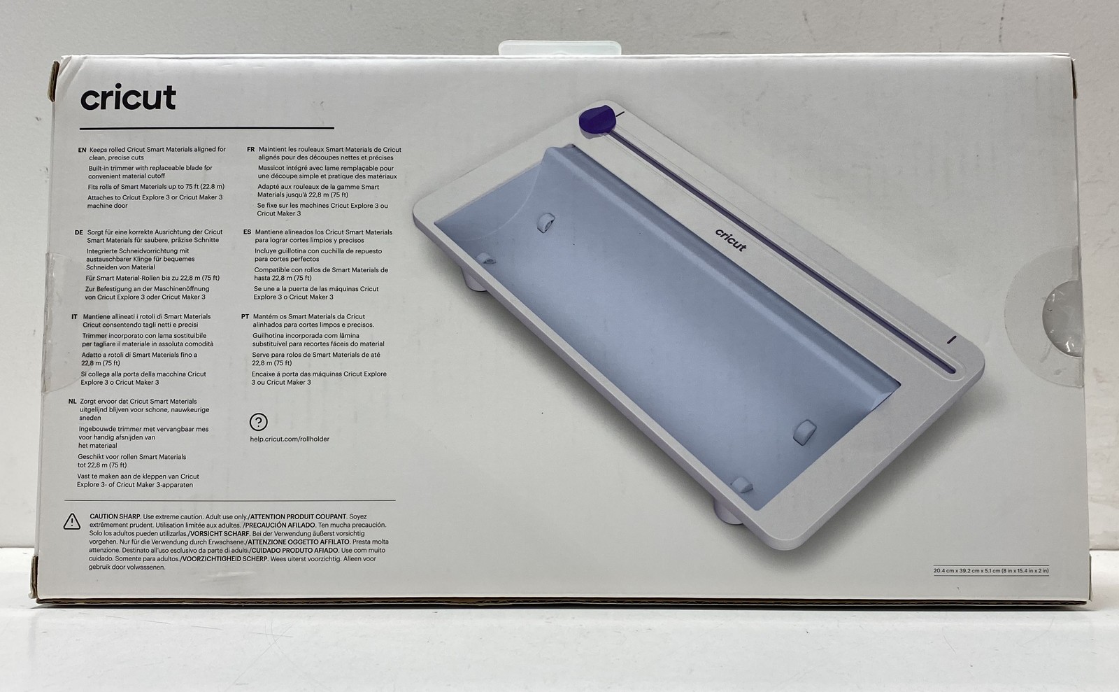 Cricut Roll Holder for Smart Materials Maker 3 Explore 3 Model 2009039 New