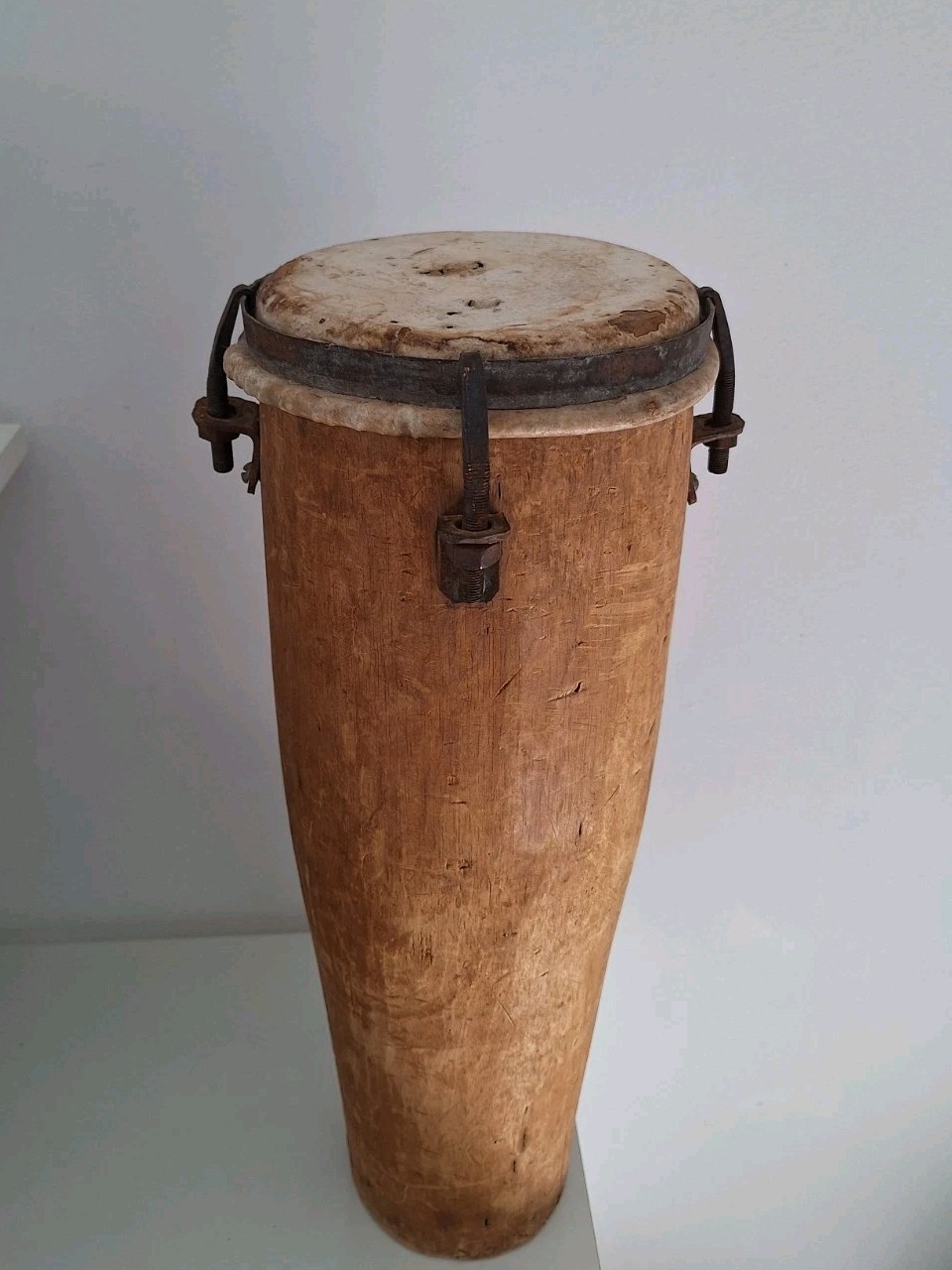 Drum, Ethnic Djembe Wooden Musical Instrument. Tam-Tam Africa